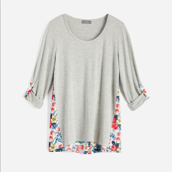 41 Hawthorn Tops - Stitch Fix 41 Hawthorne floral back casual top